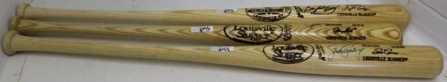 3 HALL OF FAME LOUISVILLE SLUGGER