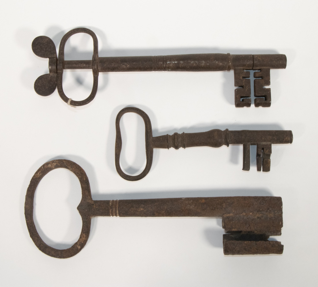 (3) HAND FORGED 19TH C. OR