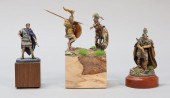 3 HAND PAINTED MILITARY MINIAT