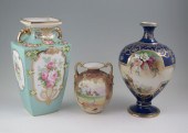 3 HAND PAINTED NIPPON PORCELAI