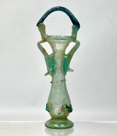 3 handled footed vase Ancient