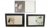 3 HANS FALK CIRCUS LITHOGRAPHS