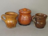 3 HENRY SCHOFIELD REDWARE ITEM