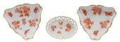 (3) HEREND 'FORTUNA' BASKET &