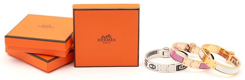 3 HERMES CHARNIERE ENAMEL