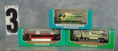 3 Hess Miniature trucks, 2001