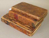 3 HISTORY BOOKSca. 1807, 1822