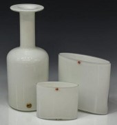 (3) HOLMEGAARD 'GULVASE' & IIT