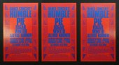 3 HUMBLE PIE CONCERT POSTERS E