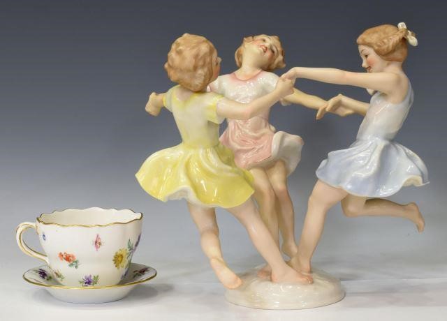 (3) HUTSCHENREUTHER FIGURE, MEISSEN