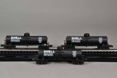 (3) IDENTICAL LIONEL SHELL TAN