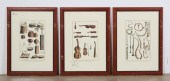 3 INSTRUMENT ENGRAVINGS LUTHER