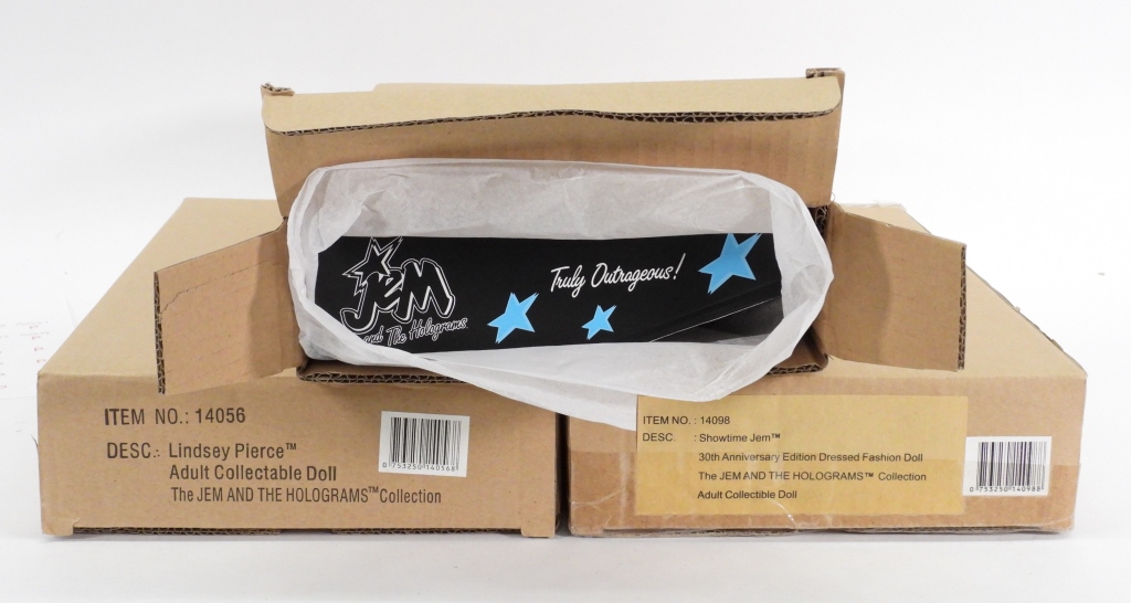 3 INTEGRITY TOYS HASBRO JEM AND THE