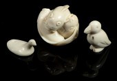 (3) INUIT MINIATURE CARVINGS I