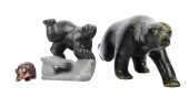 (3) Inuit stone polar bear scu