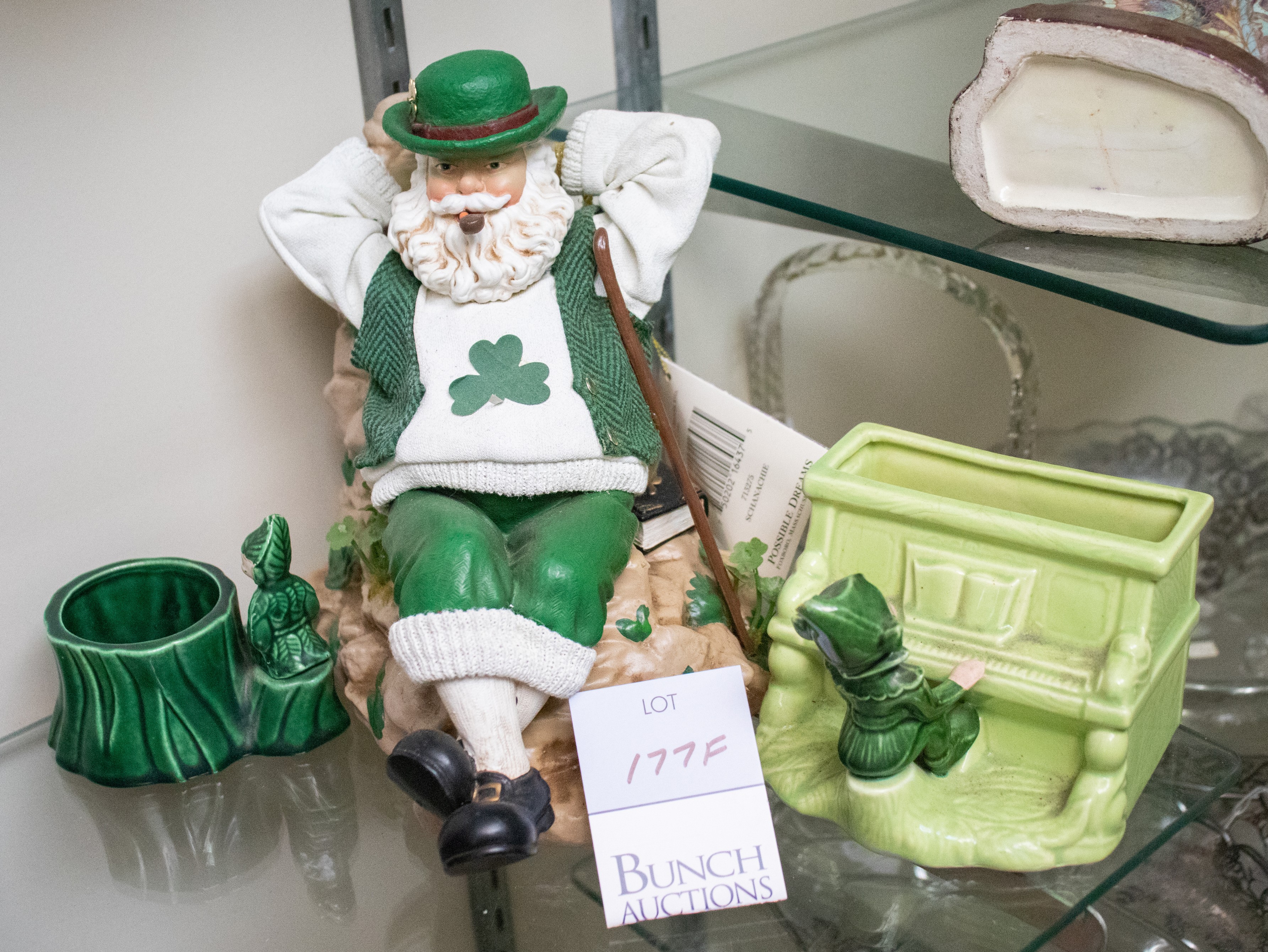 (3) Irish St Patricks figurines,