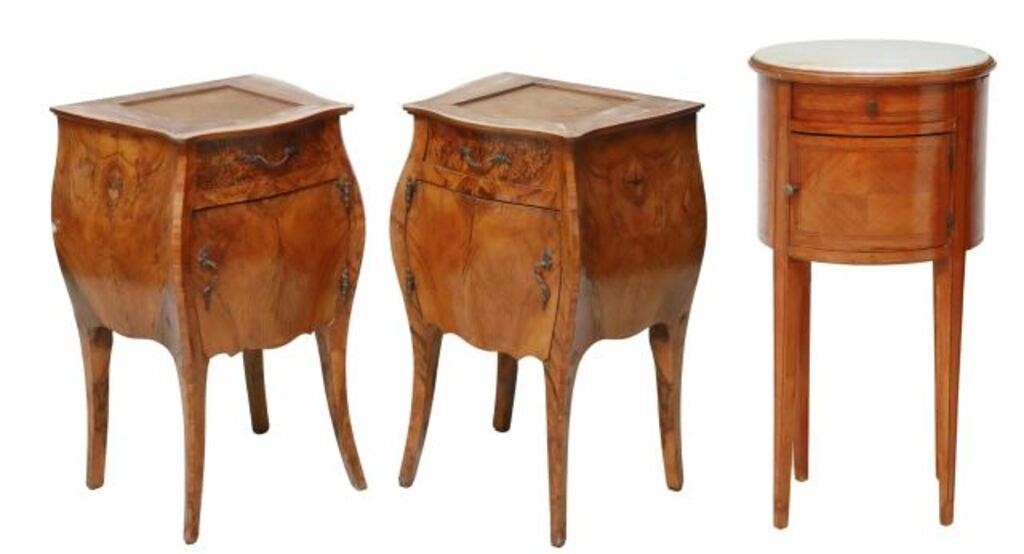 (3) ITALIAN & FRENCH FIGURED WOOD