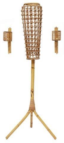 (3) ITALIAN MID-CENTURY BAMBOO