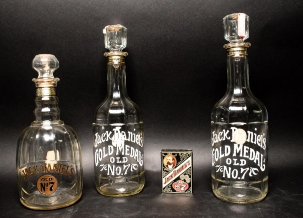 3 JACK DANIELS OLD NO. 7 DECANTERS3
