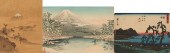 3 JAPANESE ARTWORKS, INCL. SCA