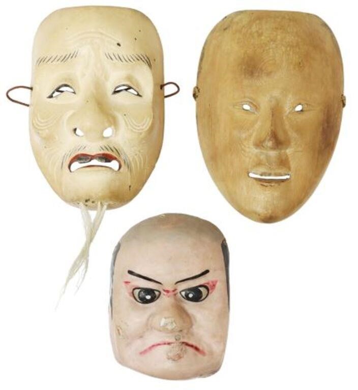 (3) JAPANESE DECORATIVE NOH &