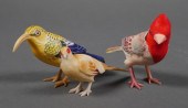 3 JAPANESE IVORY OKIMONO, BIRD