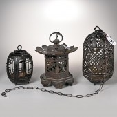 (3) JAPANESE PATINATED METAL H