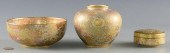 3 JAPANESE SATSUMA PORCELAIN I