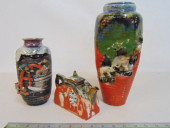 3 JAPANESE SUMIDA GAWA POTTERY