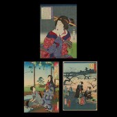 3 JAPANESE WOODBLOCK PRINTSGro