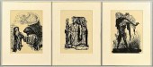 3 JOSE OROZCO LITHOGRAPHS, DAT