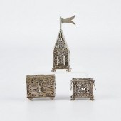 3 JUDAIC STERLING SILVER SPICE