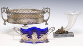 (3) JUGENDSTIL SILVERPLATE JAR