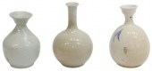 (3) KOREAN CELADON GLAZED BOTT