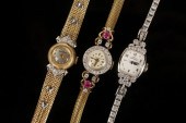 (3) LADY'S WRISTWATCHES - 1).