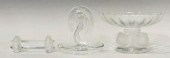 (3) LALIQUE COUPE, 'NAIADE' PI