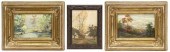 (3) LANDSCAPE PAINTINGS J. DRA