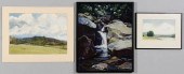 3 LANDSCAPES BY JAMES CAULFIEL