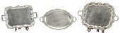 (3) LARGE AMERICAN SILVERPLATE