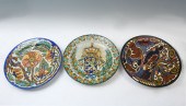 3 LARGE DUTCH GOUDA POTTERY CH