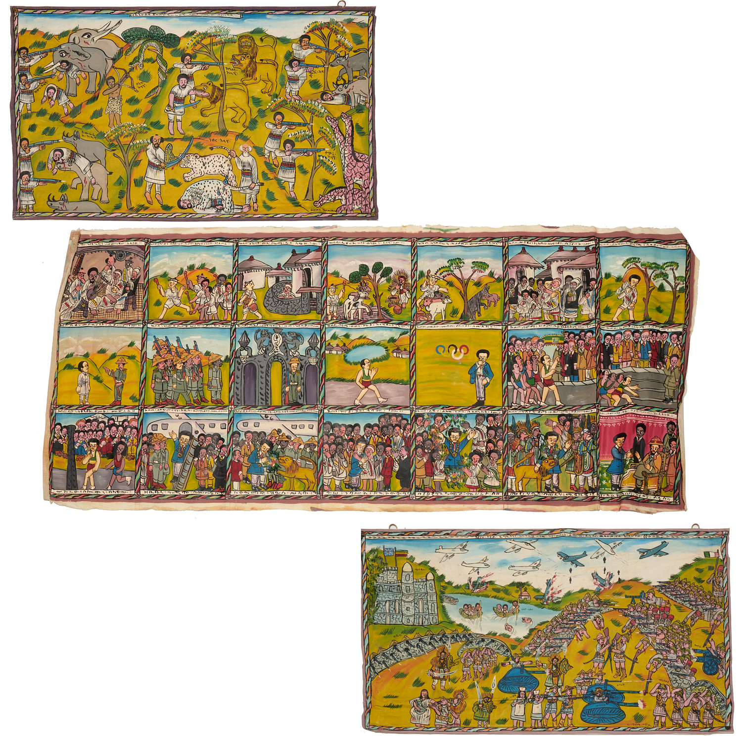 (3) LARGE ETHIOPIAN NARRATIVE