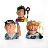 3 LARGE ROYAL DOULTON CERAMIC