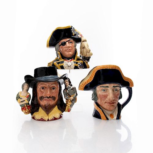 3 LARGE ROYAL DOULTON CHARACTER