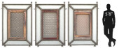 (3) LARGE WROUGHT IRON &AMP; G