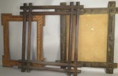 3 LARGER TRAMP ART FRAMESca. l