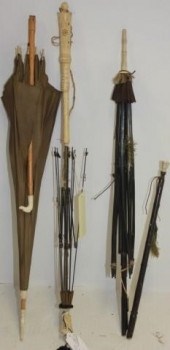 3 LATE 19TH C PARASOLS TO INCL