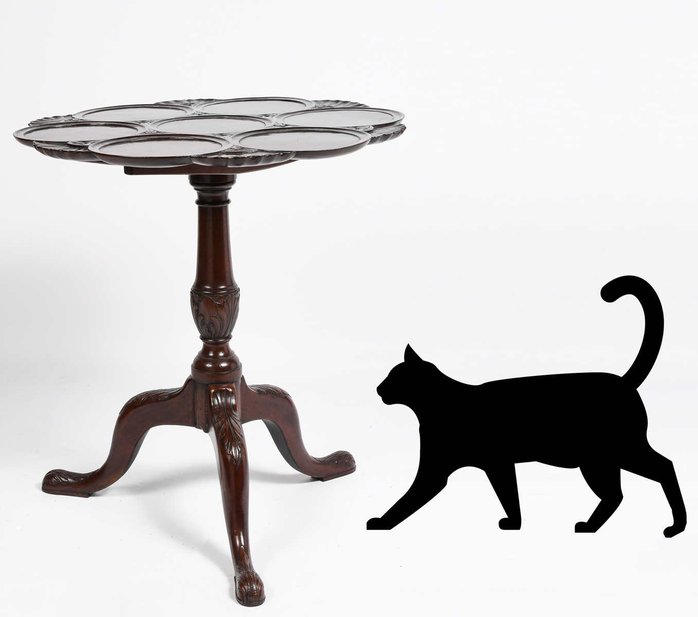 3-LEGGED VICTORIAN PIE CRUST