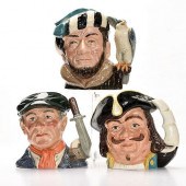 3 LG ROYAL DOULTON CHARACTER J