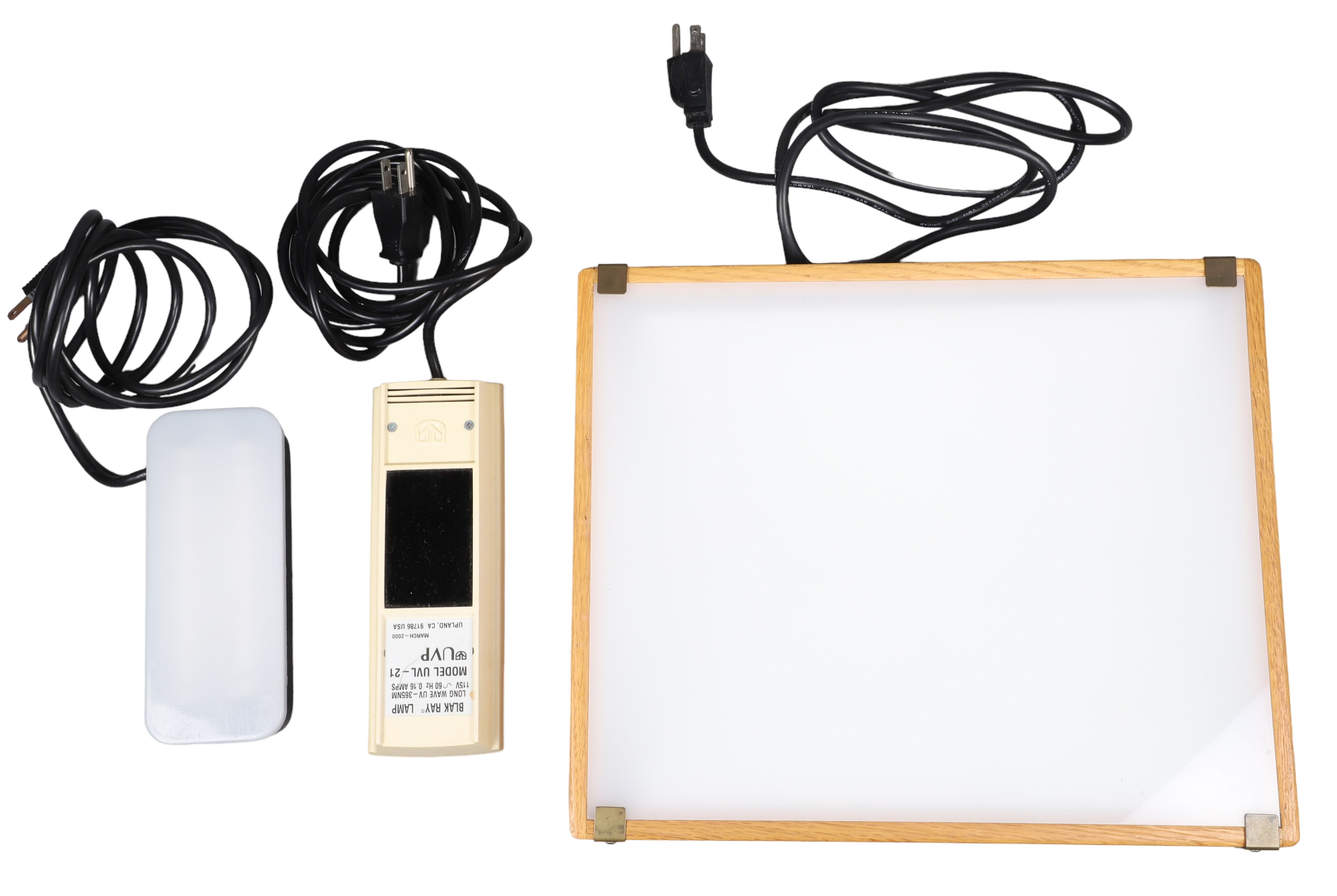 (3) Light boxes, c/o Light