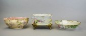3 LIMOGES PORCELAIN BOWLSAll h